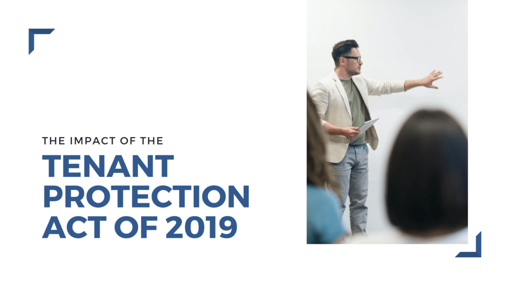 The Impact of the Tenant Protection Act of 2019 on San Mateo Landlords - article banner